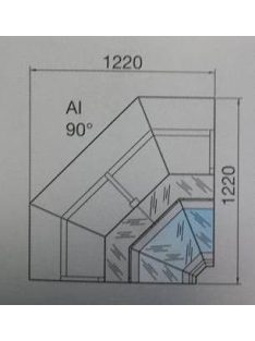 Marte AI 90° - Belső sarokpult