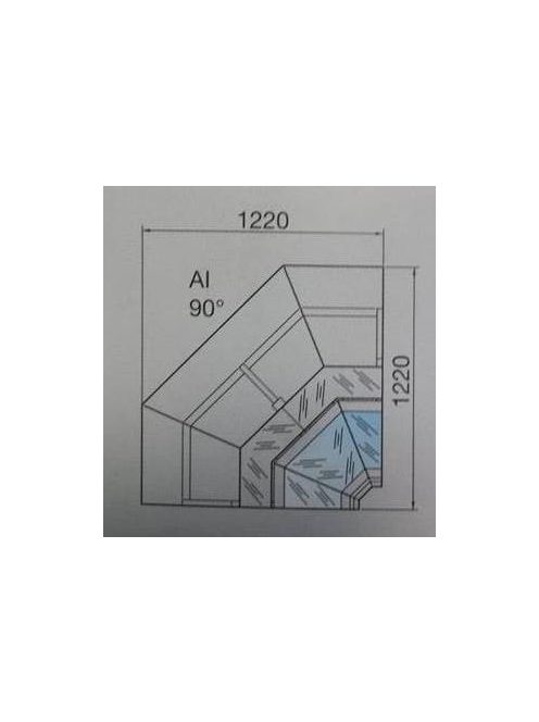 Marte AI 90° - Belső sarokpult