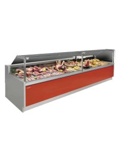   ZARA2 100 | Egyenes üvegű csemegepult beépített aggregáttal és ventilációs hűtéssel
